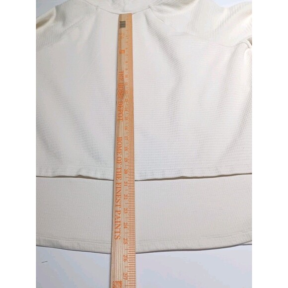 J. Jill Ivory Cowl Neck Pullover sweatshirt, cozy Drawstring neck Laga Look 2X - Picture 5 of 9